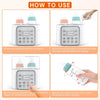 Baby Bottle Warmer, 9-In-1 Portable Bottle Warmer with LCD Display, Double Bottles Fast Milk Warmer, White