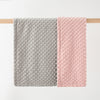 Baby Blanket for Girls Super Soft Double Layer with Dotted Backing Soft Baby Blanket with Dotted Backing Newborn Nursery Swaddling Blankets Infants Boys Girls Receiving Blanket for Toddler