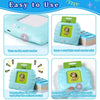 Talking Flash Cards Speech Therapy Toys-224 Sight Words Montessori Preschool Educational Learning Pocketspeech Development Toy for Toddler, Learning Pocket Speech Audible Flashcards (Blue)
