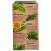 : Culinary Herb Collection - DIY Biosphere Terrarium Starter Kit, Grow 5 Different Delicious Herb Plants, Kitchen Window Indoor Garden