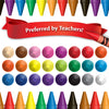 Crayons 24 Count, 6 Pack Bundle, Teacher Supplies, 144 Crayons