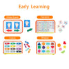 Busy Board Educational Toy for Toddlers 2-4 Year Old, Montessori Preschool Learning Educational Toys for 2-4 Boys Girls