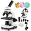 100X-2000X Microscope, Compound Powerful Biological Microscope for Kids Adults