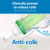 Natural Flow Anti-Colic Options+ Narrow Breast to Bottle Feeding Set, Clear, 4Oz, 4 Pack