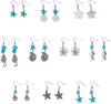 1 Box 10 Pair Starfish Seahorse Shell Turquoise Earring Making Kit Jewelry Making Supplies Kits