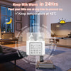 Baby Bottle Warmer, 9-In-1 Portable Bottle Warmer with LCD Display, Double Bottles Fast Milk Warmer, White