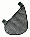 Side Sling Cargo Net - Stroller Organizer Accessory, Mesh Storage Bag, Universal Fit - Black