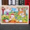 80PCS Wooden Educational Toys Educational Development Baby Kids Training Toys Children Animal Puzzle