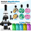 100X-2000X Microscope, Compound Powerful Biological Microscope for Kids Adults