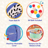 Hop in Foam Ball Pit with 65+ Balls and Washable Cover, Toddler and Indoor Preschool Toys