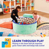 Hop in Foam Ball Pit with 65+ Balls and Washable Cover, Toddler and Indoor Preschool Toys