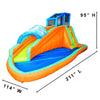 Surf Rider Kids Inflatable Outdoor Lagoon Water Slide Splash Park
