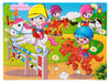 80PCS Wooden Educational Toys Educational Development Baby Kids Training Toys Children Animal Puzzle