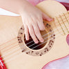 First Musical Guitar: Red Flame - Kid'S Wooden Instrument, 26"