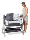 Baby Multi-Functional Electric Shaker Rocking Chair, Newborn Intelligent Coaxing Baby, Bedside Bed, Bass Basket