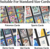 Trading Cards Binder,9 Pockets Trading Card Binder Sleeves , 360 Side Trading Card Holder Carrying Card Case Fit for Baseball Cards, Trading Cards, Football Cards(Black)