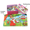 80PCS Wooden Educational Toys Educational Development Baby Kids Training Toys Children Animal Puzzle