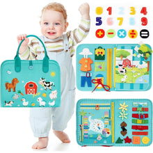 Toddler Toys 1-3 for Boys Girls, Learning Toys for 1 2 3 Year Old Boys Girls, Early Educational Montessori Busy Board, Birthday Gifts Toys for 2-3 Years
