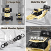 1:12 Large RC Cars, 4WD Large Remote Control Monster Truck 2.4 Ghz Alloy RC Cars for Kids Adults Aged 6 + Birthday Gifts (Gold)