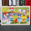 80PCS Wooden Educational Toys Educational Development Baby Kids Training Toys Children Animal Puzzle