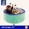 Hop in Foam Ball Pit with 65+ Balls and Washable Cover, Toddler and Indoor Preschool Toys