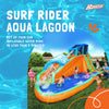 Surf Rider Kids Inflatable Outdoor Lagoon Water Slide Splash Park