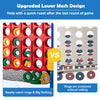 4-To-Score Giant Game Set 4-In-A-Row Connect Game with Storage Net for Kids & Adult