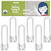 Sliding Child Safety Cabinet Locks (6 Pack) | Baby Proof Cabinet Locks