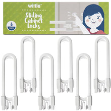 Sliding Child Safety Cabinet Locks (6 Pack) | Baby Proof Cabinet Locks