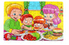 80PCS Wooden Educational Toys Educational Development Baby Kids Training Toys Children Animal Puzzle