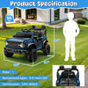 Ford Bronco Raptor Electric Ride on Toy Car for Toddler Kids, 12V Battery Powered Ride on Cars W/Remote Control, Bluetooth & Lights, Blue