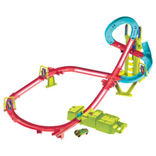 Track Set, Neon Speeders Skyscraper Speed Circuit with 1  Car