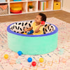 Hop in Foam Ball Pit with 65+ Balls and Washable Cover, Toddler and Indoor Preschool Toys