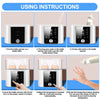 Baby Bottle Warmer, 12 in 1 Babies Fast Milk Warmer & Sterilizer Double Food Heater & Defrost Bpa-Free with LCD Display, Timer & 24H Temperature Control for Breastmilk & Formula