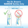 Natural Flow Level 3 Narrow Baby Bottle Silicone Nipple, Medium Flow, 3M+, 100% Silicone Bottle Nipple, 2-Pack