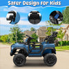 Ford Bronco Raptor Electric Ride on Toy Car for Toddler Kids, 12V Battery Powered Ride on Cars W/Remote Control, Bluetooth & Lights, Blue