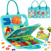 Toddler Toys 1-3 for Boys Girls, Learning Toys for 1 2 3 Year Old Boys Girls, Early Educational Montessori Busy Board, Birthday Gifts Toys for 2-3 Years