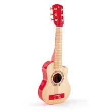 First Musical Guitar: Red Flame - Kid'S Wooden Instrument, 26"