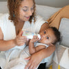 Natural Flow Anti-Colic Options+ Narrow Breast to Bottle Feeding Set, Clear, 4Oz, 4 Pack