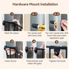 Pet Gates,  Dog Playpen 8Panel 198" Extra Wide 30" Tall Fireplace Fence Playard, Black