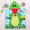 Children'S Bath Towel Cartoon Beach Clothes with Hood