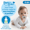 Natural Flow Anti-Colic Options+ Narrow Breast to Bottle Feeding Set, Clear, 4Oz, 4 Pack