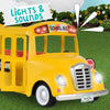 Sunshine School Bus – Vehicle Toy with Lights & Sounds, Opening Doors, and Mouse Figure – Pretend Play Dolls for Kids Ages 3+