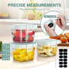 Glass Baby Food Storage Containers, 12 Pack 5Oz Small Glass Jars with Graduated Scale, Baby Food Storage Jars with Snap Locking Lids, Food Containers Friendly in Microwave, Oven, Freezer, Dishwasher