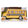 Sunshine School Bus – Vehicle Toy with Lights & Sounds, Opening Doors, and Mouse Figure – Pretend Play Dolls for Kids Ages 3+