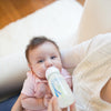 Natural Flow Level 3 Narrow Baby Bottle Silicone Nipple, Medium Flow, 3M+, 100% Silicone Bottle Nipple, 2-Pack