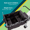 Summit Sprint Quad Wagon Stroller 4 Passenger, Charcoal Camo, Toddler, Unisex