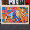 80PCS Wooden Educational Toys Educational Development Baby Kids Training Toys Children Animal Puzzle