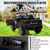 Dodge RAM 2500 Ride on Car for Kids, 12V Powered Ride on Toy with Remote Control, Rear Wheel Suspension, 5 Point Safety Harness, Bluetooth, LED Lights, Electric Vehicles for 3-6 Year Boys, Black