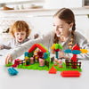 Picassotiles 100PCS Hedgehog 3D Building Block Tiles, STEM Farm Theme Educational Toy Set, Learning Playset for Preschool Kids, Brain Development & Creativity
